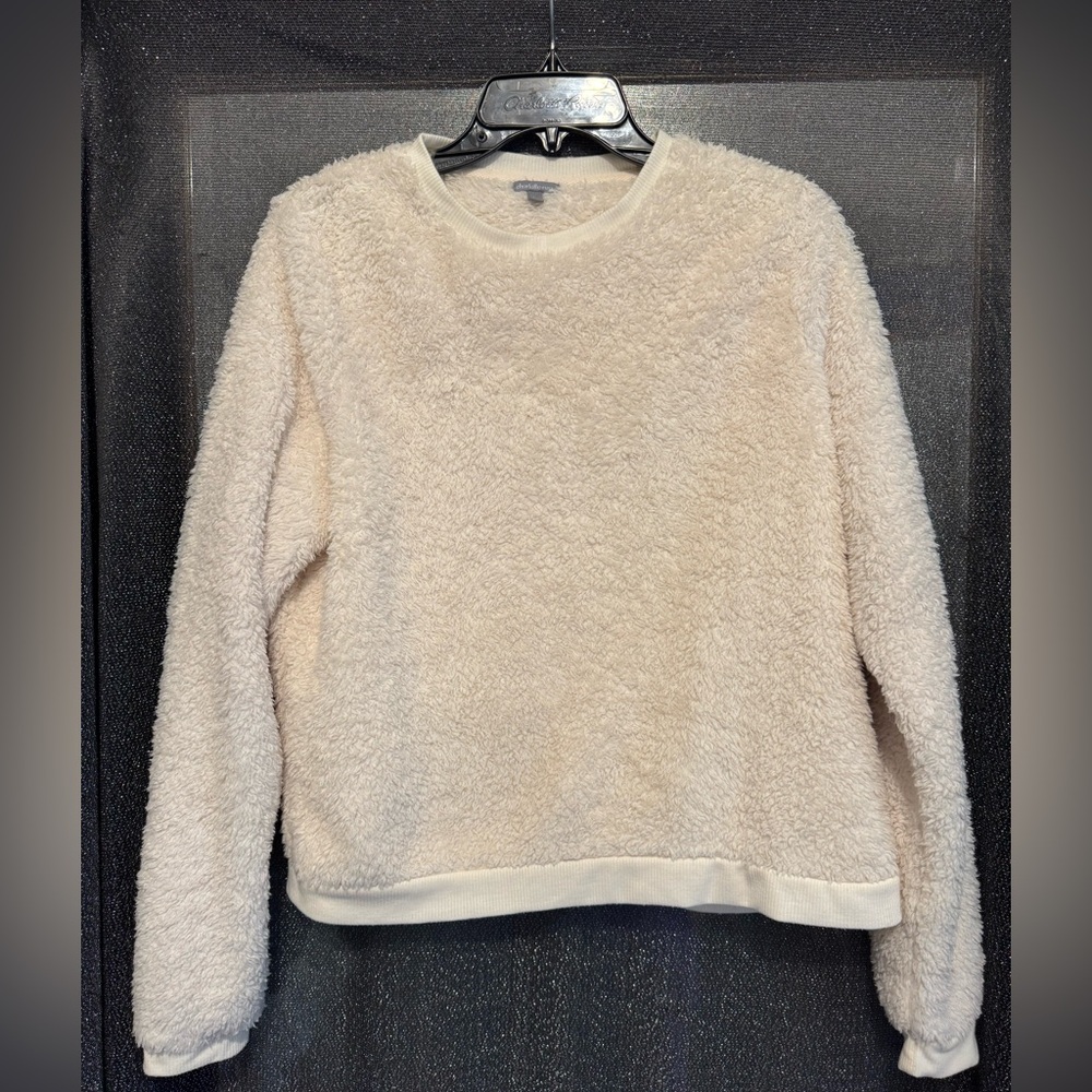 Charlotte Russe Cream Fuzzy Sweater